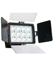 Накамерный свет LED LED-1040A Биколорный накамерный свет с регулировкой цветовой температуры АБ+ З/У+ ДУ, 3000К-6000К. фото