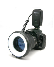 Накамерный свет Yongnuo MR-58 кольцевая макровспышка для фотоаппаратов + подсветка. фото