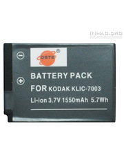 Аккумуляторы Kodak KLIC-7003 Усиленный Аккумулятор 1550mАh для фотокамер KLIC-7003 (аналог), Li-ion. фото