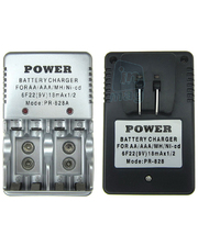 Зарядні пристрої та акумулятори AA Зарядное устройство PR-828A для аккумуляторов / AAA / 9V / Ni-Cd / Ni-MH . фото