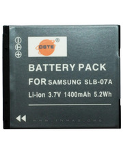 Аккумуляторы Samsung SLB-07A Усиленный Аккумулятор 1400mАh для фотокамер SLB-07A (аналог), Li-ion. фото