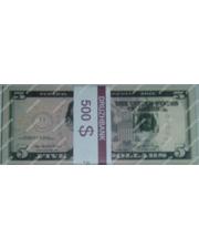  Сувенир «Доллары 5» Пачка денег