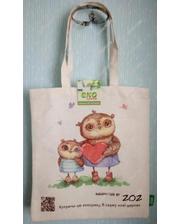  Эко-сумка хлопковая «Сова-Материнская любовь»