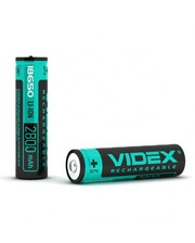 Зарядні пристрої та акумулятори Videx Li-Ion 18650 (защита) 2800mAh фото