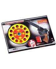 Edison Giocattoli Пистолет EDISON Target Game 28см 8-зарядный с мишенью и пульками (485/22)