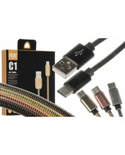  USB cable металл 2.4A С1 Fast lightning