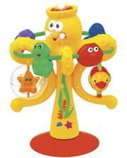 KIDDIELAND Игрушка на присоске KiddielandPreschool Музыкальный осьминог (038190)