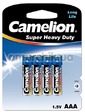 Camelion Super Heavy Duty AAA, 4 шт