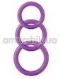 NMC Набор эрекционных колец Cock&Ball Rings Rubber Set, 3 шт фиолетовый