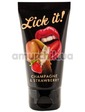 Orion Оральная смазка Lick-it Champagne & Erdbeere 50 ml