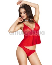 Сорочки ChiliRose (модель CR-3550) красный: комбинация + трусики фото