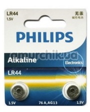 Батарейки и аккумуляторы Philips Alkaline LR44 (AG13), 2 шт фото