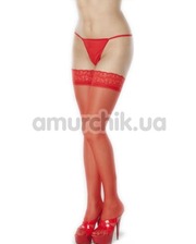 Наборы с чулками Softline Чулки Stockings красные (модель 5514) фото