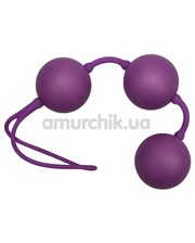 Вагинальні кульки Orion Вагинальные шарики Velvet Purple Balls фиолетовые фото