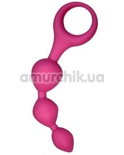 Анальные игрушки Adrien Lastic Анальная цепочка Alive Triball Anal Curves, розовая фото