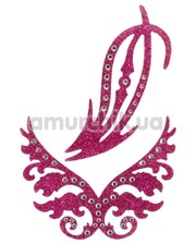 Аксессуары для костюмов Orion Украшение для интимных зон Glitter Sticker, розовое фото