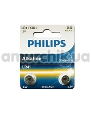 Батарейки и аккумуляторы Philips Alkaline LR41 (AG3), 2 шт фото