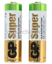 Батарейки и аккумуляторы GP Alkaline Super 15A-S2 AA, 2 шт фото