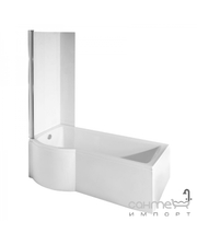  Шторка для ванны Besco Inspiro закаленное стекло прозрачное, левая