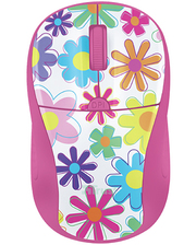 Trust Primo Wireless Mouse Pink Flowers (21481)