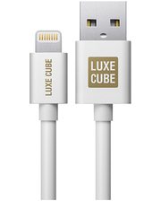 Luxe-cube Кабель Luxe Cube USB 2.0 Lightning 1м круглый White