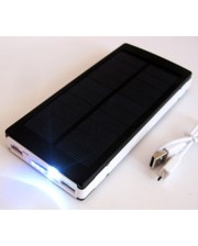  Power bank solar, 30000 mAh 2*USB, UF LED + зарядка от солнечной батареи