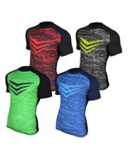  Спортивная мужская футболка Radical Rashguard Smite (original), с коротким рукавом, дышащая, 4 расцветки
