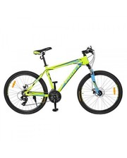  Велосипед 26 дюймов Profi G26HARDY A26.1, Shimano 21SP, салатово-голубой