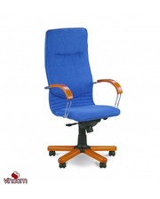Кресла для руководителей Новый Стиль NOVA wood chrome (Кожа Люкс LE) фото