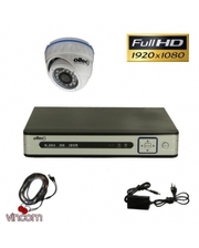 Комплекты видеонаблюдения Oltec AHD-ONE-FullHD Dome фото