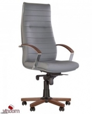 Кресла для руководителей Новый Стиль IRIS wood MPD EX4 (Экокожа) фото