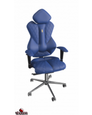 Кресла для руководителей Kulik System Royal синий (ID 0503) фото