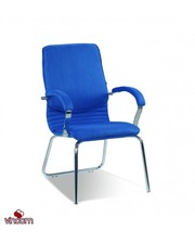Кресла операторские Новый Стиль NOVA steel CFA LB chrome (Экокожа) фото
