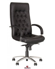 Кресла для руководителей Новый Стиль FIDEL steel chrome (Кожа Люкс LE) фото