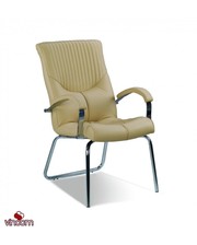 Кресла операторские Новый Стиль GERMES steel CFA LB chrome (Экокожа) фото