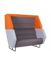 Мягкая мебель для офиса AMF Shell оранжевыйсветло-серый фото