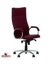 Кресла для руководителей Новый Стиль ALLEGRO steel chrome (Кожа Люкс LE) фото