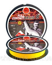 energofish Bokor Full Contact X8 Braid Teflon Coated Yellow 135 м 0.14 мм 8.1кг (30990014)