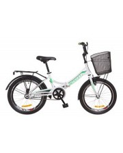 FORMULA Велосипед Smart 2018 20" белый/зеленый с багажником 13"