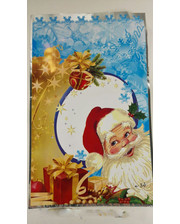  Фольгированный пакет для конфет №34 (25x40)"Дед Мороз и подарки"100 шт.