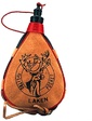 Laken Leather canteen 0,5 L straight form
