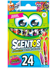 Scentos Дружеская компания, ароматные восковые мини-карандаши (24 цвета),