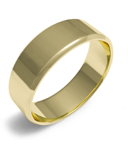  Золотое обручальное Кольцо Амфаска 7 мм