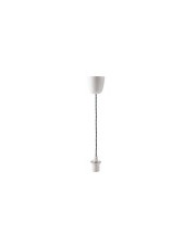 Ikea SEKOND, Держатель с кабелем, черно-белый, 1.8 м