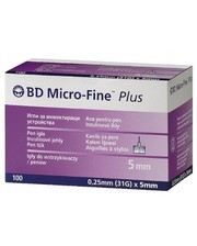  Иглы BD Micro-Fine Plus 5 mm №100