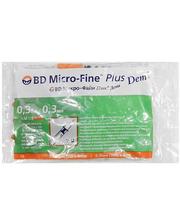  Шприцы bd micro fine plus demi 0,30 мл, 10 штук