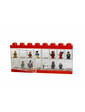 Lego Красная витрина для минифигурок (16 ячеек)