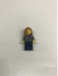 Lego Девушка в сером пиджаке с фиолетовым шарфиком