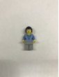 Lego Девушка в серых штанах и синей кофточке с кулоном на шее