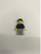 Lego Парень в темно синей рубашке в клеточку и серых штанах